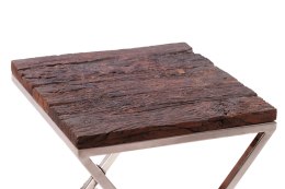 Stolik-Pomocnik z drewna i metalu AMAX Aluro