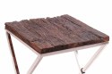Stolik-Pomocnik z drewna i metalu AMAX Aluro