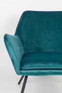 Fotel tapicerowany BENEDICT niebieski