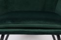Fotel tapicerowany BENEDICT zielony
