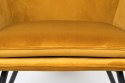 Fotel tapicerowany BENEDICT złoty