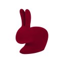 Krzesełko Rabbit VELVET czerwony