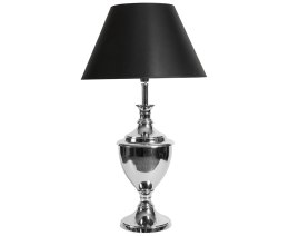 Lampa stołowa klasyczna srebrna Deluxe 1