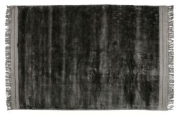 Dywan bawełniany z frędzlami antracytowy RAVEL 170x240 cm