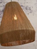 Lampa wisząca z koszem ze sznurka IGUAZU Naturalna L