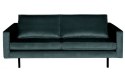 Sofa aksamitna RODEO 2,5 osobowa turkusowa