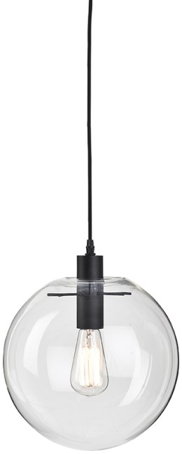 Lampa wisząca szklana kula Warsaw 30 cm