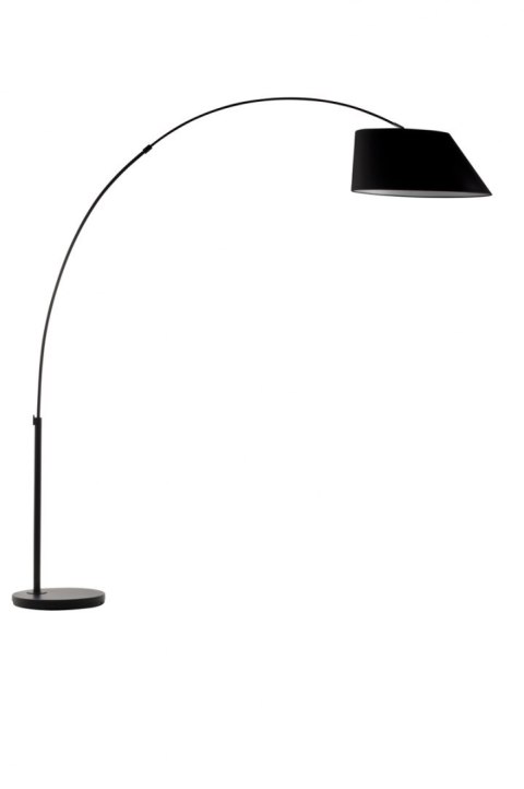 Lampa podłogowa z kloszem czarna FLOOR LAMP ARC