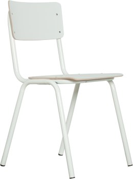 Krzesło w kolorze białym BACK TO SCHOOL