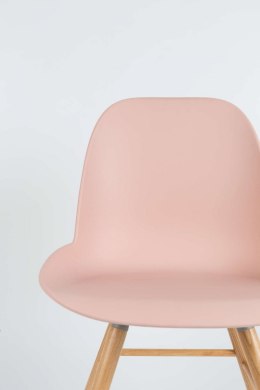 Krzesło do jadalni różowe Albert Kuip