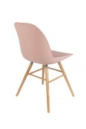 Krzesło do jadalni różowe Albert Kuip