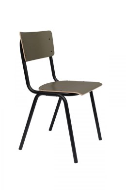 Krzesło w kolorze oliwkowym BACK TO SCHOOL