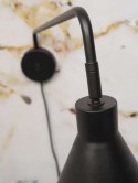 Lampa kinkiet metalowy czarny LYON