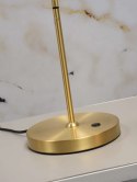Lampa stołowa metalowa złota LYON