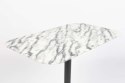 Stolik BISTRO SNOW prostokątny z imitacją marmuru