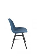 Krzesło tapicerowane niebieskie ALBERT KUIP SOFT