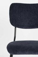 Krzesło tapicerowane BENSON granatowe