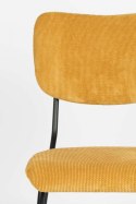 Krzesło tapicerowane BENSON musztardowe