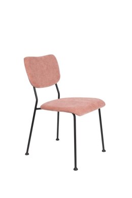 Krzesło tapicerowane BENSON różowe