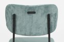 Krzesło tapicerowane BENSON szaroniebieskie