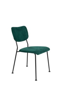 Krzesło tapicerowane BENSON zielone