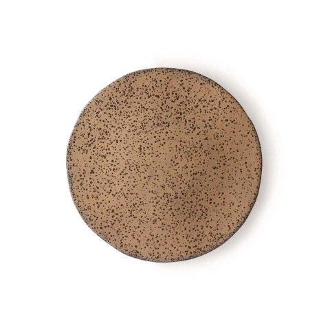 Ceramika gradientowa: talerz beżowy (zestaw 2 szt)