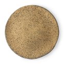 Ceramika gradientowa: talerz obiadowy brzoskwiniowy (zestaw 2 szt)