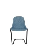 Krzesło na stalowej ramie niebieskie Thirsty