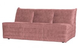 Sofa 3-osobowa rozkładana różowa BAG