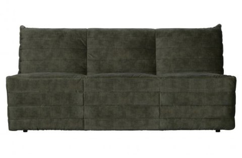 Sofa 3-osobowa rozkładana zielona BAG