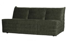 Sofa 3-osobowa rozkładana zielona BAG