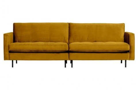 Klasyczna sofa RODEO 3-osobowa ochry