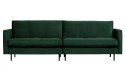 Klasyczna sofa RODEO 3-osobowa zielony leśny