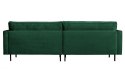 Klasyczna sofa RODEO 3-osobowa zielony leśny