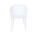 Krzesło do jadalni plastikowe modern GAVIN białe