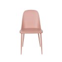 Krzesło do jadalni POLLY różowe