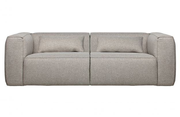 Sofa 3,5-osobowa BEAN z poduszkami szara