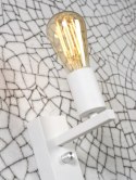 Lampa ścienna / kinkiet z półką Florence 25 cm biała