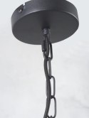 Lampa wisząca kwietnik Florence 52x19 cm czarna