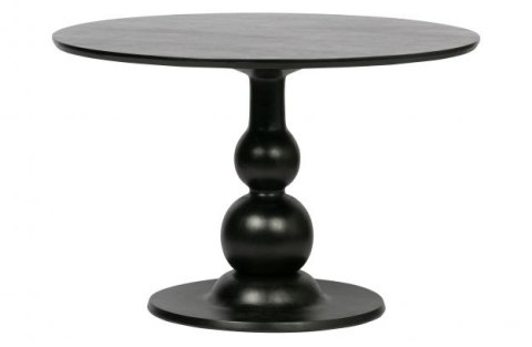 Stół do jadalni okrągły BALNCO Ø 120 cm drewno mango czarny