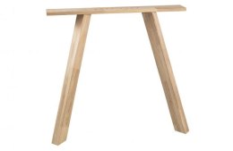Zestaw dwóch 3-pozycyjnych kwadratowych nóg TABLO drewno dębowe [FSC]