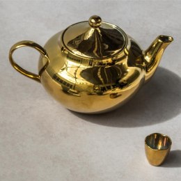 Czajniczek na herbatę GOOD MORNING złoty