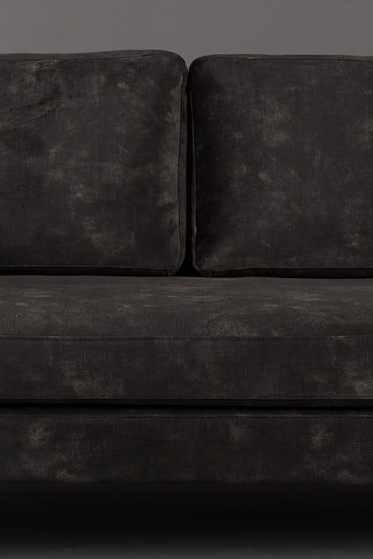 Sofa 3-osobowa HOUDA szara antracytowa