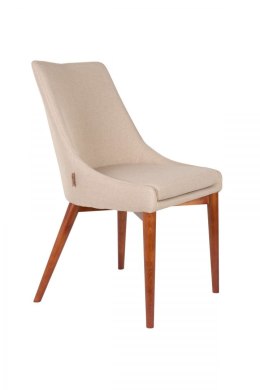 Krzesło tapicerowane z poduszką JUJU khaki