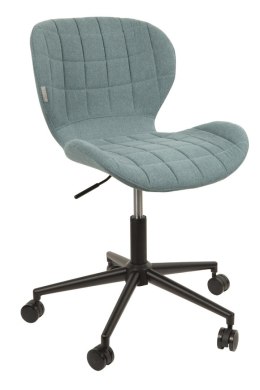 Krzesło biurowe z niebieskim obiciem OMG