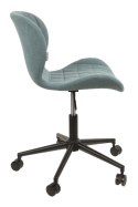 Krzesło biurowe z niebieskim obiciem OMG
