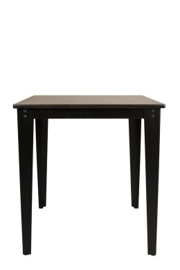 Stół retro czarny SCUOLA 70x70cm