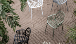 Krzesło ogrodowe Albert Kuip outdoor białe