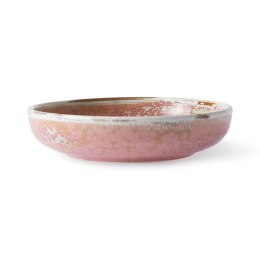 Home chef ceramics: Głęboki talerz ceramiczny różowy
