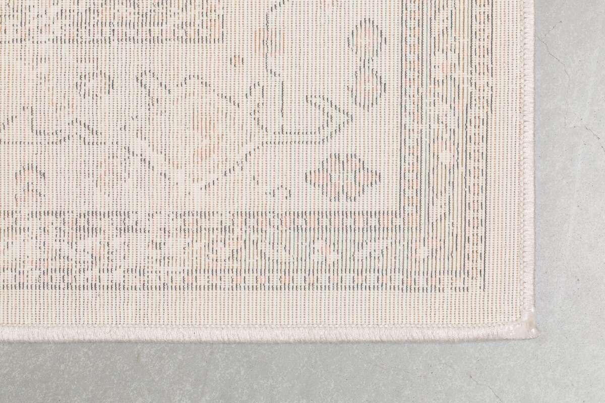 Dywan we wzory vintage różowy/oliwkowy TRIJNTJE 200x300 cm